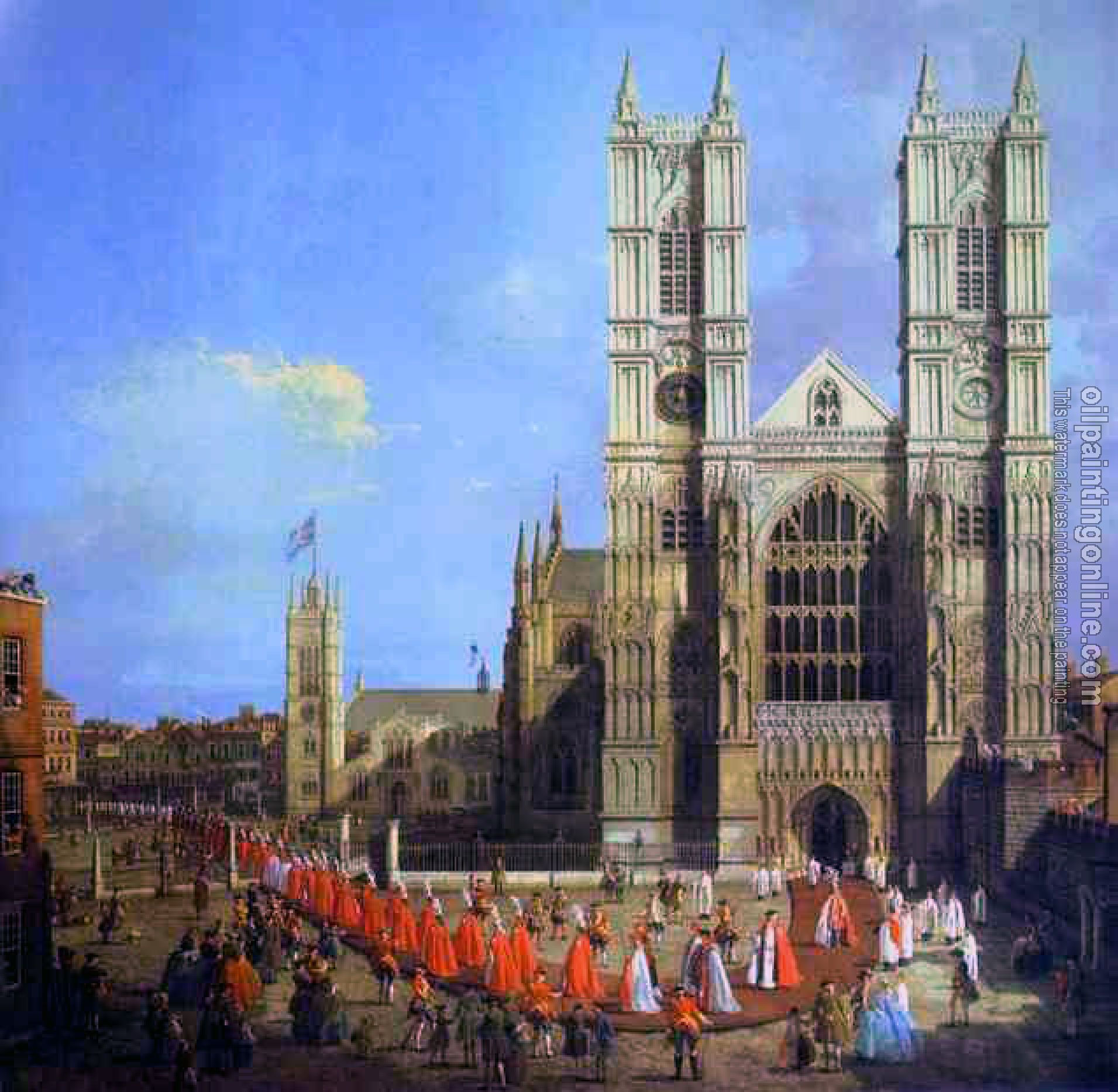 Canaletto - London, Westminster Abbey